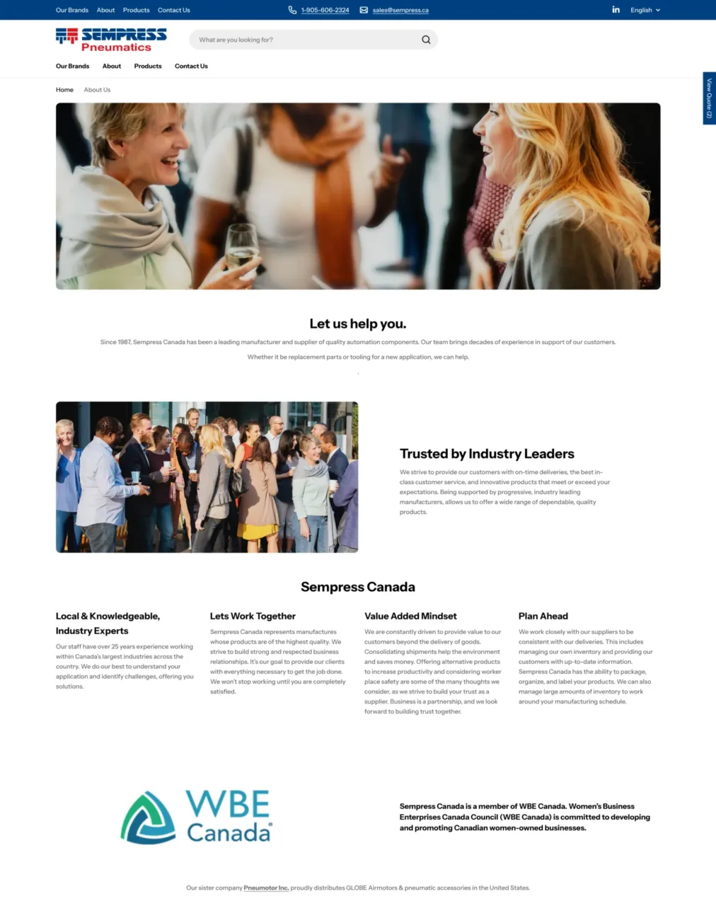 Sempress - about page
