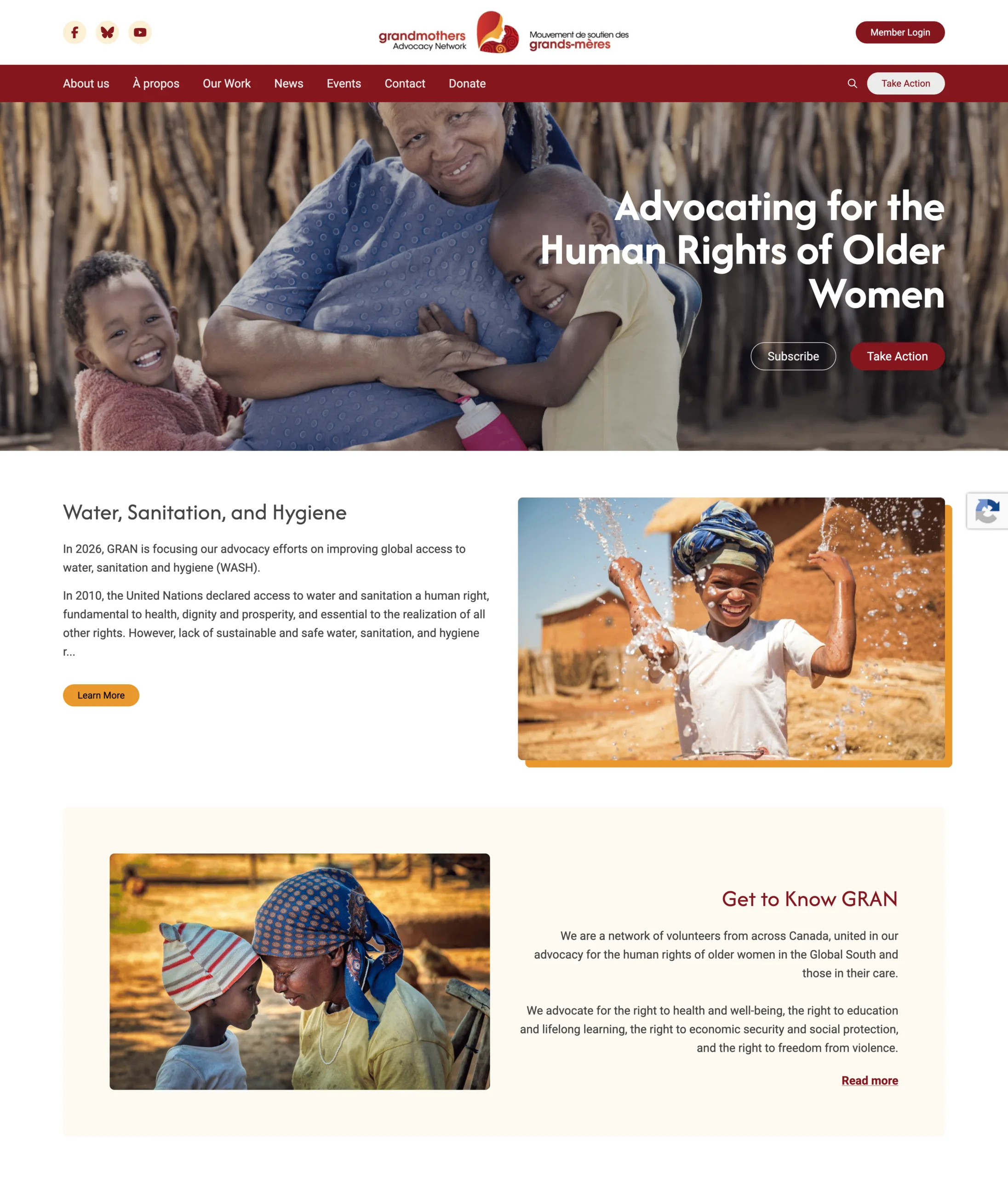 GRAN - new home page