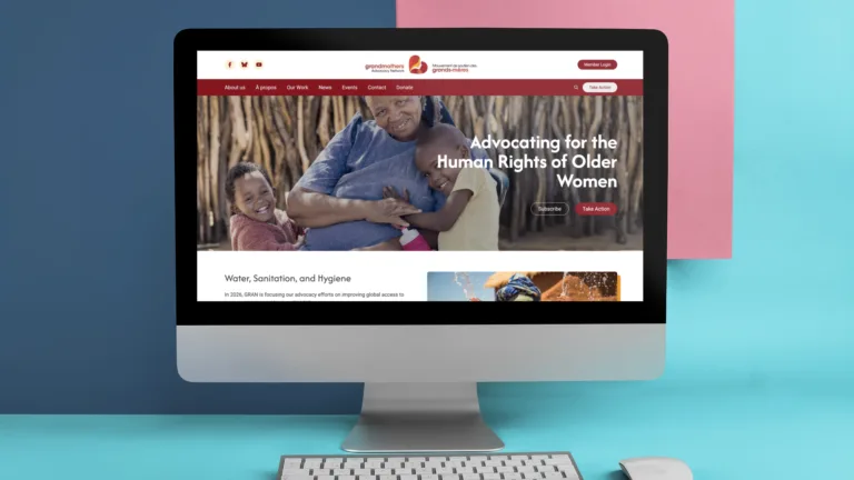 GRAN website mockup