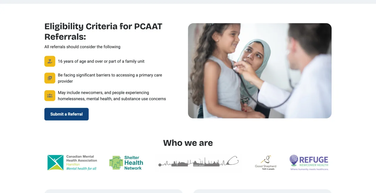PCAAT eligibility section