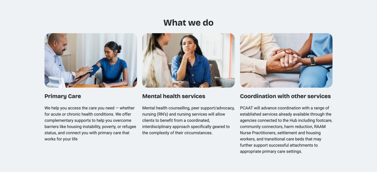 PCAAT- what we do