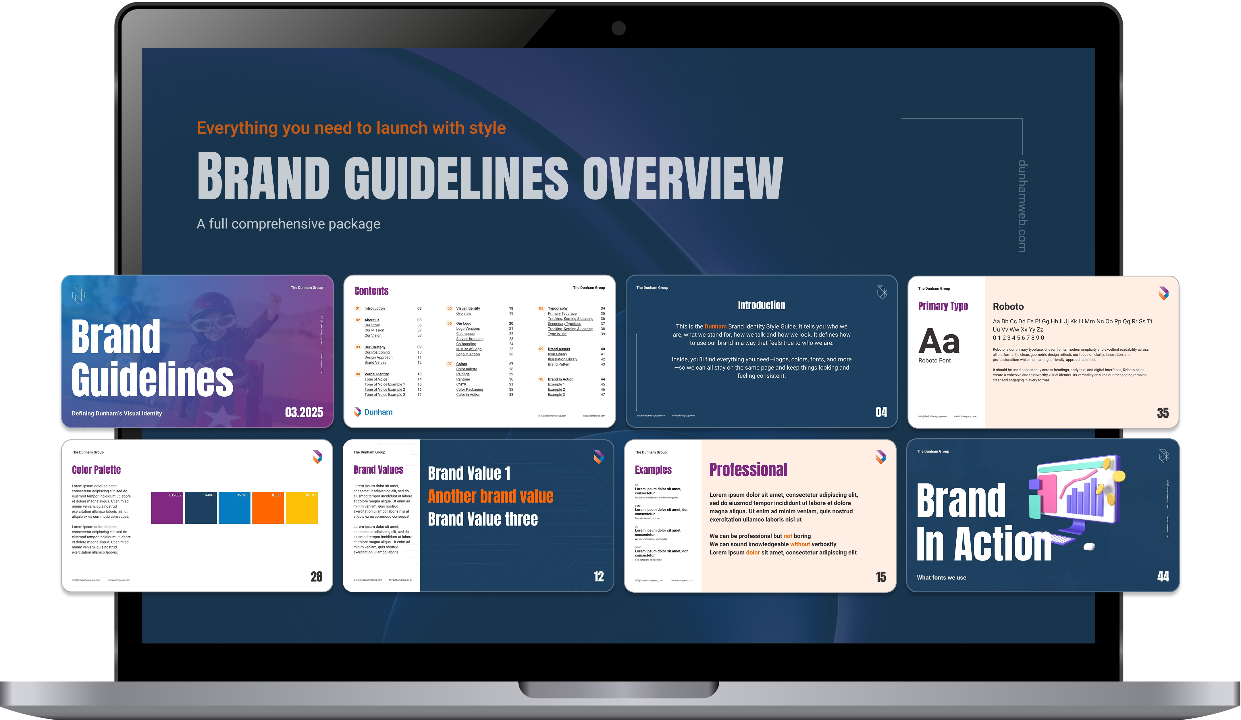 Brand guideline development