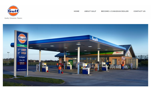 Gulf Canada Website Design