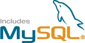 includes MySQL logo