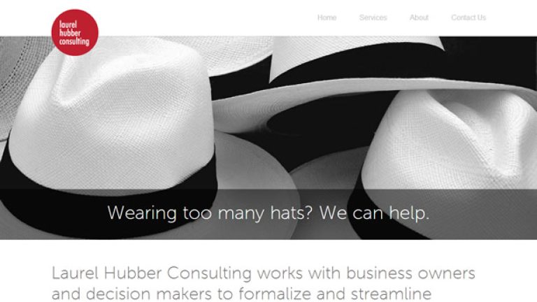 Laurel Hubber Consulting Website Design