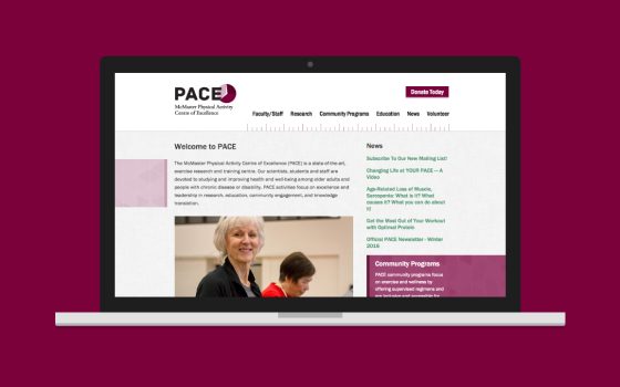 PACE Website Design