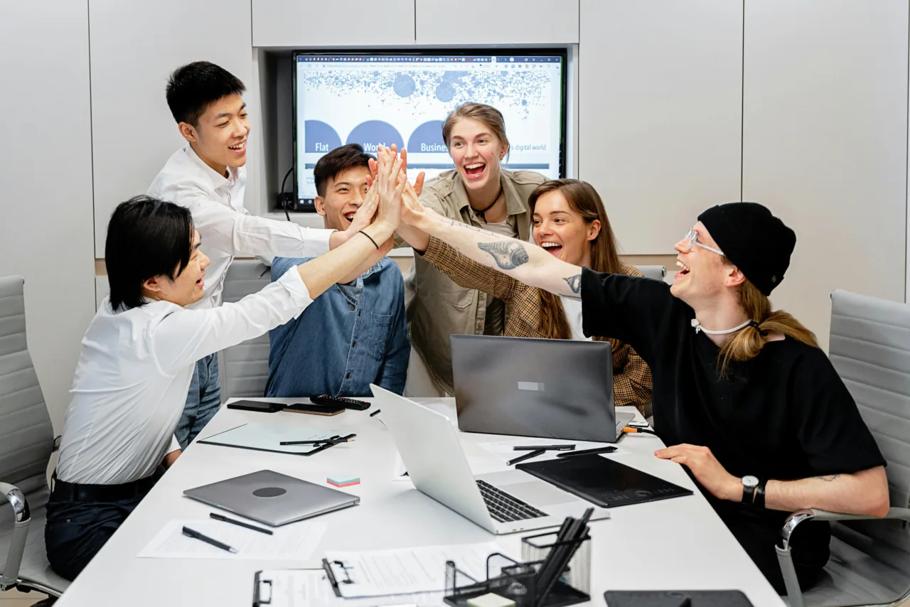 Successful business team