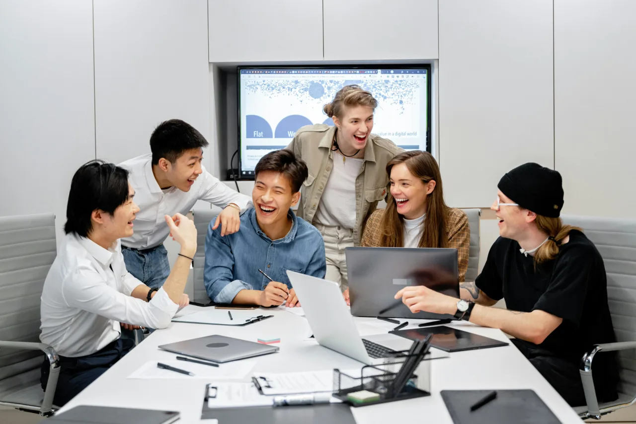 Successful business team