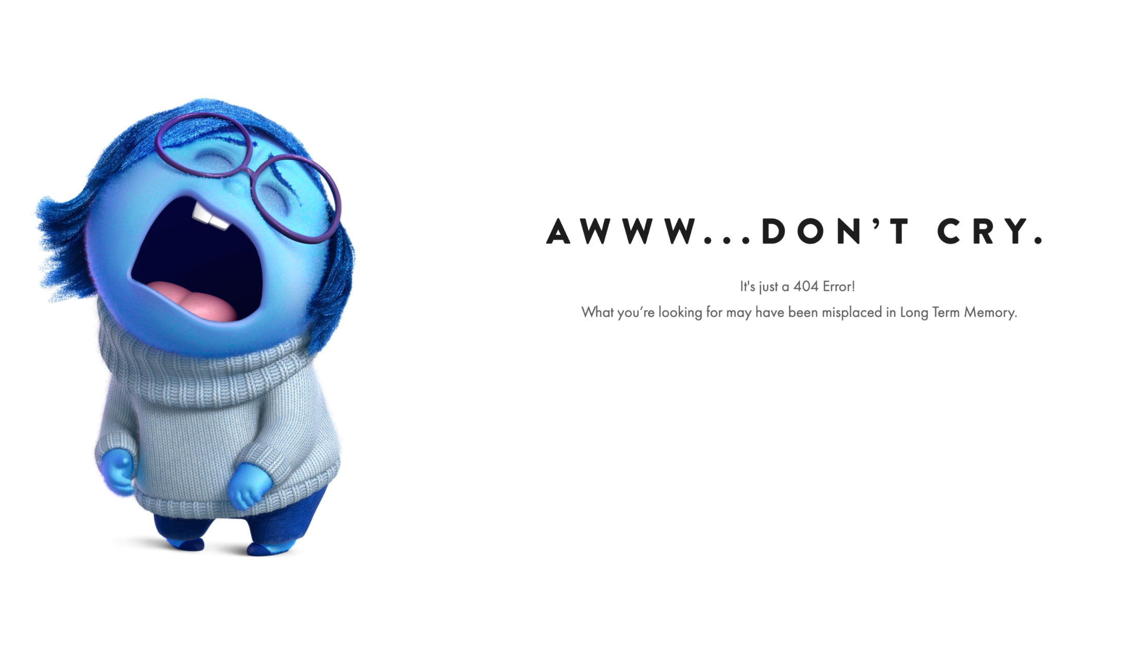 Pixar's 404 Page