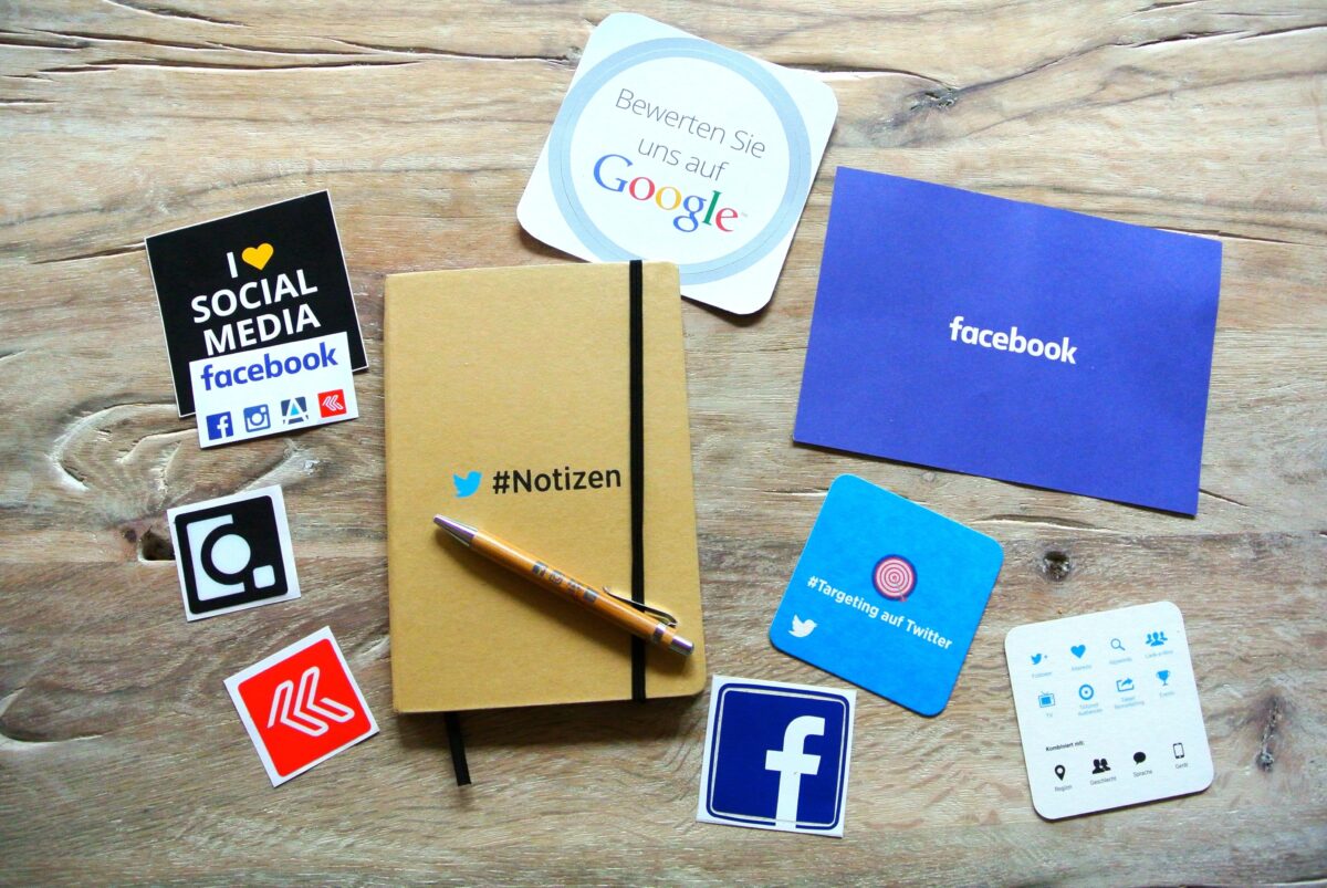 Social media stationary, stickers, and printed marketing material