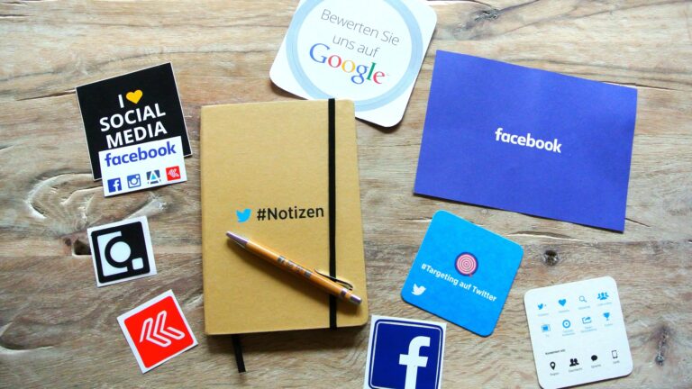 Social media stationary, stickers, and printed marketing material