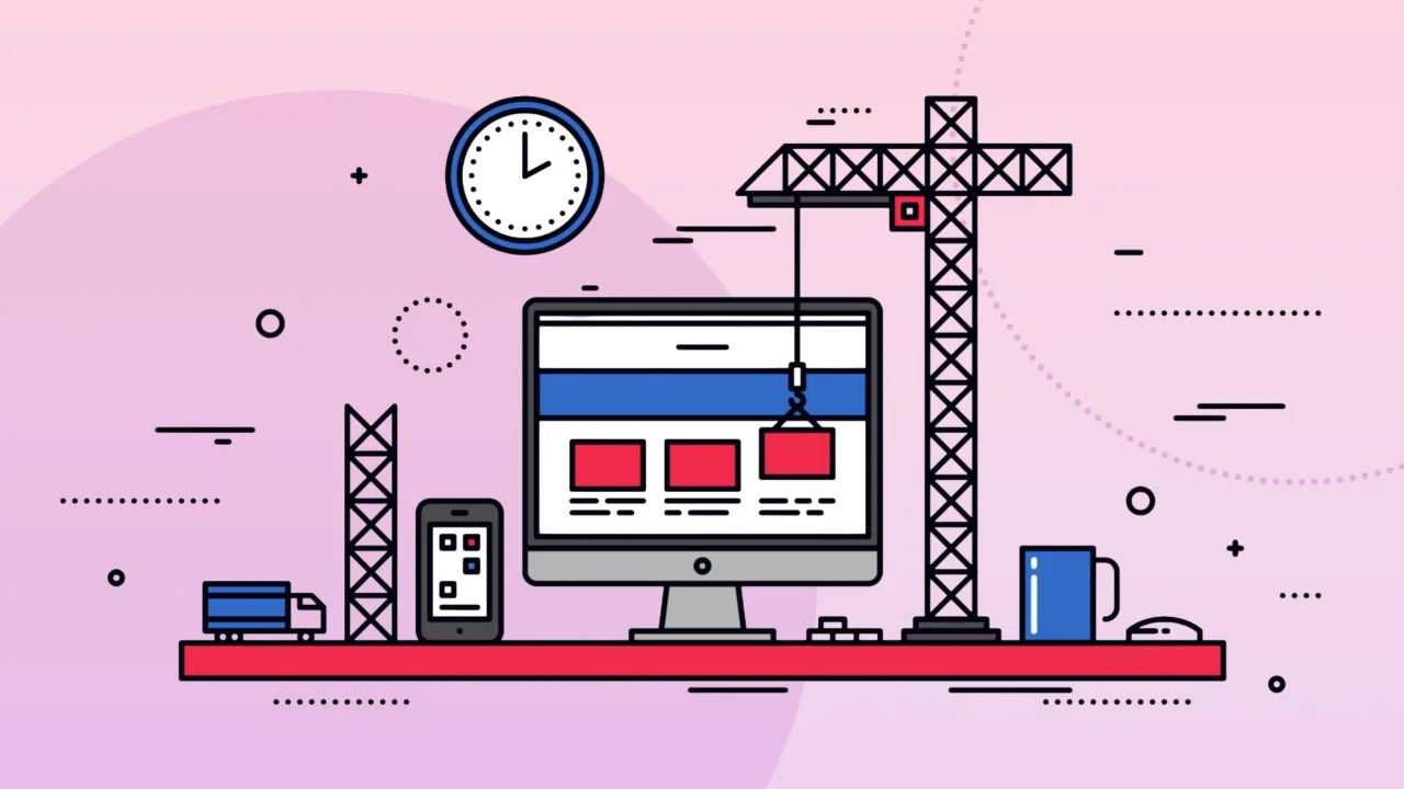 Web design in development