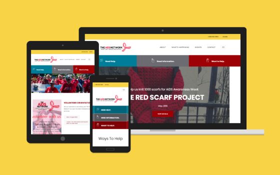 AIDS Network Website Design