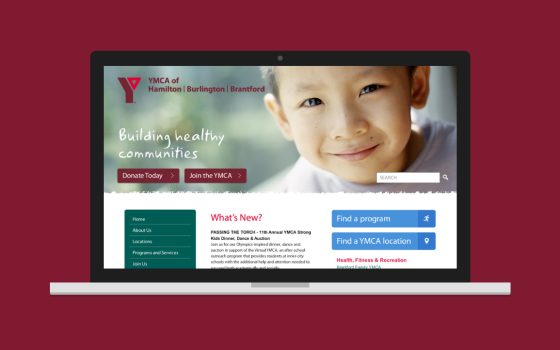 YMCA Website Design